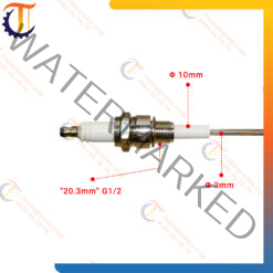 Điện cực đánh lửa dò ion M-S10 ren lớn M18x1.5 G3/8 kim 3mm